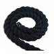 Katoen touw - zwart 40mm