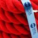 Katoen touw- rood 40mm