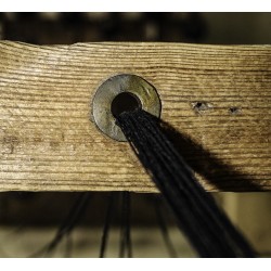 Katoen touw - zwart 40mm