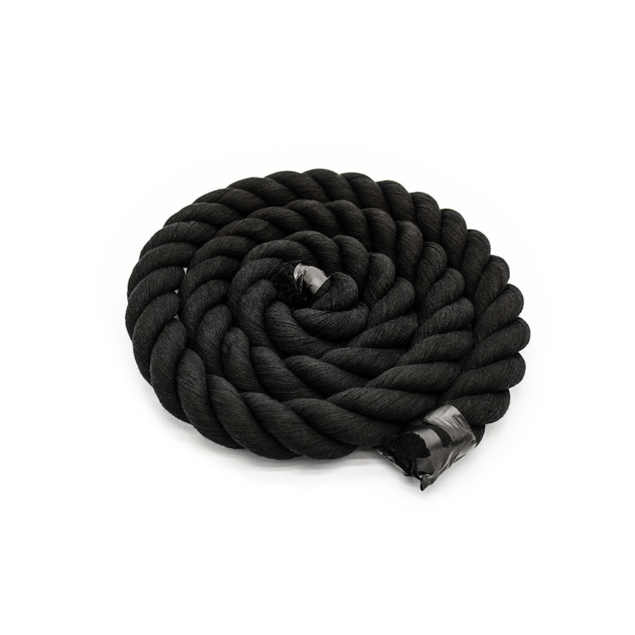 Zwarte katoen touwen